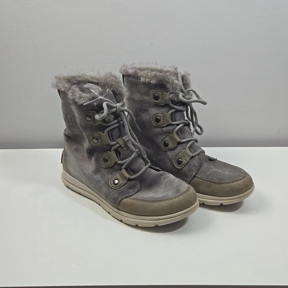 Sorel Explorer Joan Women's Gray Boot